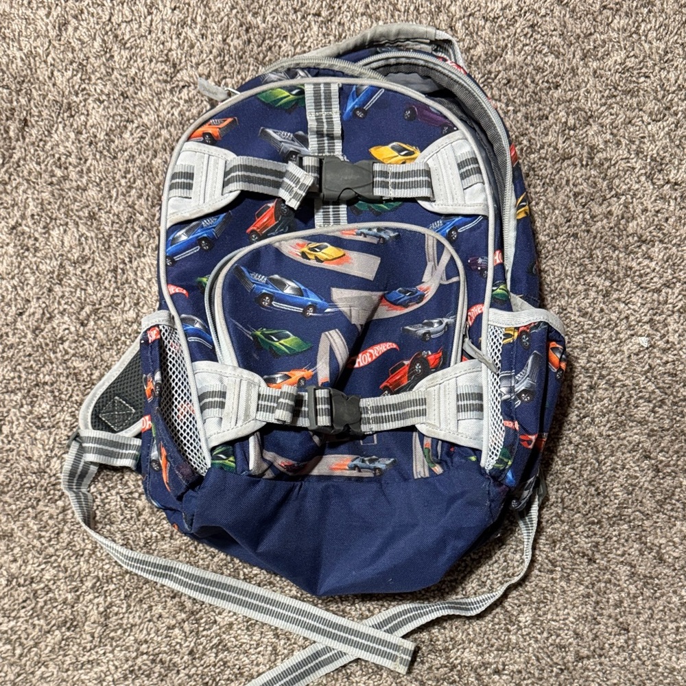 Pottery Barn Hot Wheels Car Backpack